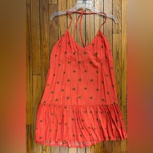 Arizona Jean Company Coral Dress with Gold Accents